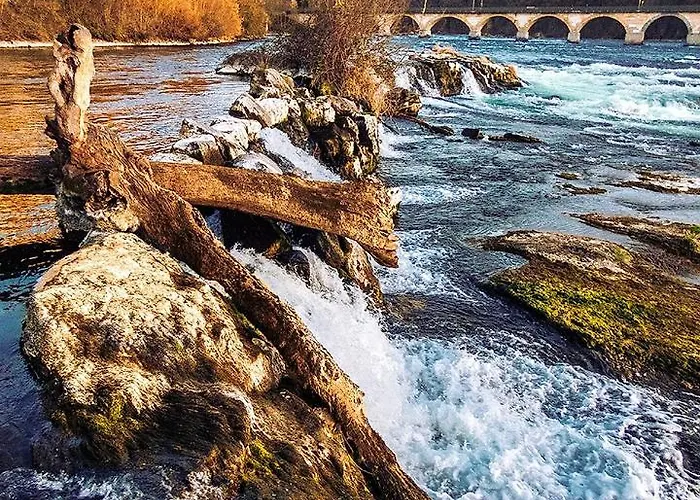 Near Rheinfall * جيستيتين